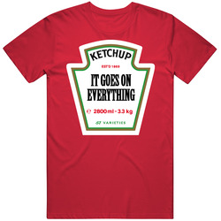 I Love Ketchup Food T Shirt