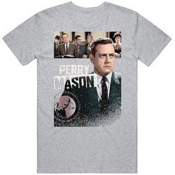 Perry Mason Retro 50s Tv Show Poster Vintage Unisex T Shirt Perry Mason Retro 50s Tv Show Poster Vintage Unisex T Shirt