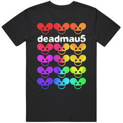 Deadmau5 Dj Colorful Mask Logo Fan Rave T Shirt Deadmau5 Dj Colorful Mask Logo Fan Rave T Shirt