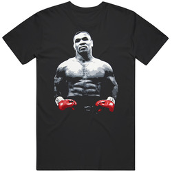 Mike Tyson Silhouette Retro Boxing Fan T Shirt