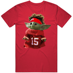 Patrick Mahomes Baby Yoda The Child Football Fan T Shirt Patrick Mahomes Baby Yoda The Child Football Fan T Shirt