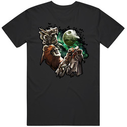 Three Ewok Moon Funny Star Wars Parody Joke T Shirt Three Ewok Moon Funny Star Wars Parody Joke T Shirt