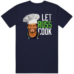 Let Russ Cook Russell Wilson Chef Seattle Football T Shirt Let Russ Cook Russell Wilson Chef Seattle Football T Shirt
