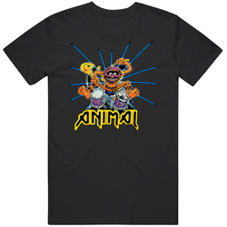 Animal Muppets Drummer Rock T Shirt Animal Muppets Drummer Rock T Shirt