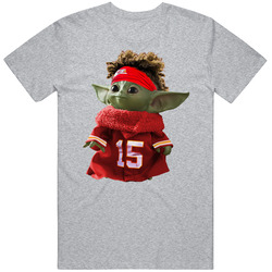 Patrick Mahomes Baby Yoda The Child Football Raglan T Shirt Patrick Mahomes Baby Yoda The Child Football Raglan T Shirt