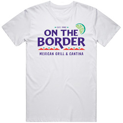 On The Border Mexican Grill Cantina Food Restaurant Logo T Shirt On The Border Mexican Grill Cantina Food Restaurant Logo T Shirt