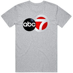 Abc 7 Tv Channel Cool Television Station Logo T Shirt