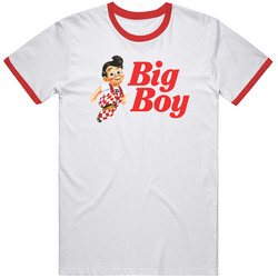 Big Boy Burger Restaurant Logo T Shirt