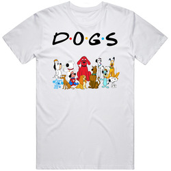 Animated Cartoon Dogs Friends Parody Mashup Fan T Shirt Animated Cartoon Dogs Friends Parody Mashup Fan T Shirt