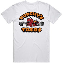 Torchy's Tacos Tex Mex Grill Mexican Food Restaurant Logo T Shirt Torchy's Tacos Tex Mex Grill Mexican Food Restaurant Logo T Shirt