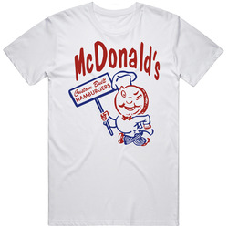 Mcdonald's Custom Built Hamburgers Retro Foodie Fan T Shirt Mcdonald's Custom Built Hamburgers Retro Foodie Fan T Shirt