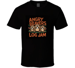 Angry-beavers-log-jam-fictional-band T Shirt