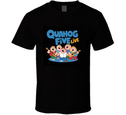 Quahog-five-live-fictional-band- T Shirt