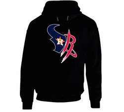 Houston Texas Pro Sports Teams Logo Mashup City Pride Fan Black Hooded Sweatshirt Hoodie Houston Texas Pro Sports Teams Logo Mashup City Pride Fan Black Hooded Sweatshirt Hoodie