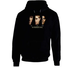 Supernatural Tv Show Black Hooded Sweatshirt Hoodie Supernatural Tv Show Black Hooded Sweatshirt Hoodie