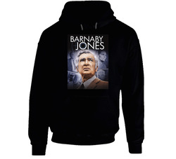 Barnaby Jones Vintage 70s Popular Cop Show Tv Fan Black Hooded Sweatshirt Hoodie Barnaby Jones Vintage 70s Popular Cop Show Tv Fan Black Hooded Sweatshirt Hoodie