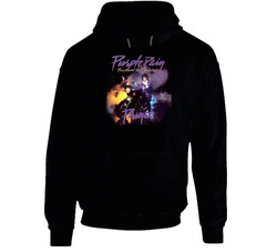 Prince Purple Black Hooded Sweatshirt Hoodie Prince Purple Black Hooded Sweatshirt Hoodie
