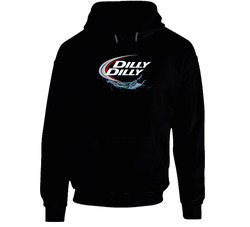 Dilly Black Hooded Sweatshirt Hoodie Dilly Black Hooded Sweatshirt Hoodie