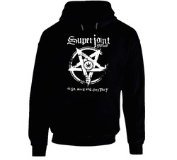 Superjoint Ritual Rock Band Use Once And Destroy Standard Black S - 5xl Black Hooded Sweatshirt Hoodie Superjoint Ritual Rock Band Use Once And Destroy Standard Black S - 5xl Black Hooded Sweatshirt Hoodie
