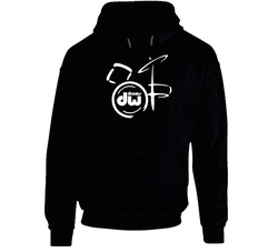 Dw Drums Variant Black Black Hooded Sweatshirt Hoodie Dw Drums Variant Black Black Hooded Sweatshirt Hoodie