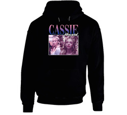 Cassie Howard Euphoria 90s Style Black Hooded Sweatshirt Hoodie Cassie Howard Euphoria 90s Style Black Hooded Sweatshirt Hoodie