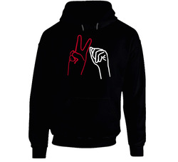 Theo Walcott 2 0 Gesture Arsenal Football Soccer Black Hooded Sweatshirt Hoodie Theo Walcott 2 0 Gesture Arsenal Football Soccer Black Hooded Sweatshirt Hoodie