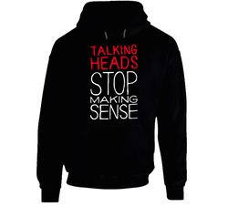 Stop Making Sense Talking Heads 80s Black Hooded Sweatshirt Hoodie Stop Making Sense Talking Heads 80s Black Hooded Sweatshirt Hoodie
