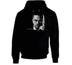 Malcolm X Black Hooded Sweatshirt Hoodie Malcolm X Black Hooded Sweatshirt Hoodie
