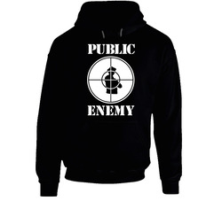 New Style Public Enemy Logo Black Hooded Sweatshirt Hoodie New Style Public Enemy Logo Black Hooded Sweatshirt Hoodie