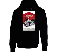 Phantasm Cool Vintage 70's Movie Black Hooded Sweatshirt Hoodie Phantasm Cool Vintage 70's Movie Black Hooded Sweatshirt Hoodie