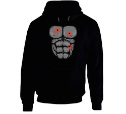 Harambe Halloween Costume Black Hooded Sweatshirt Hoodie Harambe Halloween Costume Black Hooded Sweatshirt Hoodie