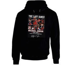 The Last Dance - Michael Jordan Black Hooded Sweatshirt Hoodie The Last Dance - Michael Jordan Black Hooded Sweatshirt Hoodie