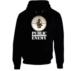 Hot Style Public Enemy Black Hooded Sweatshirt Hoodie Hot Style Public Enemy Black Hooded Sweatshirt Hoodie
