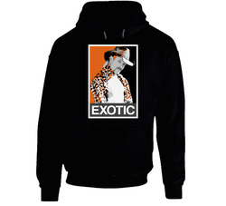 Tiger King Joe Exotic Netflix Series Fan Hope Black Hooded Sweatshirt Hoodie Tiger King Joe Exotic Netflix Series Fan Hope Black Hooded Sweatshirt Hoodie