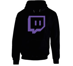 Twitch Black Hooded Sweatshirt Hoodie Twitch Black Hooded Sweatshirt Hoodie
