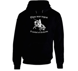 Thou May Ingest A Satchel Of Richards Black Hooded Sweatshirt Hoodie Thou May Ingest A Satchel Of Richards Black Hooded Sweatshirt Hoodie