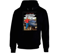 Smokey And The Bandit Cool 70's Comedy Vintage Classic Movie Fan Black Hooded Sweatshirt Hoodie Smokey And The Bandit Cool 70's Comedy Vintage Classic Movie Fan Black Hooded Sweatshirt Hoodie