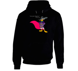 Darkwing Duck Lets Get Cartoon Black Hooded Sweatshirt Hoodie Darkwing Duck Lets Get Cartoon Black Hooded Sweatshirt Hoodie