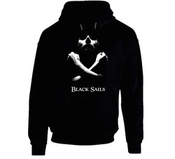 Black Sails Pirates Tv Show Black Hooded Sweatshirt Hoodie Black Sails Pirates Tv Show Black Hooded Sweatshirt Hoodie