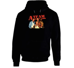 The A Team Black Hooded Sweatshirt Hoodie The A Team Black Hooded Sweatshirt Hoodie