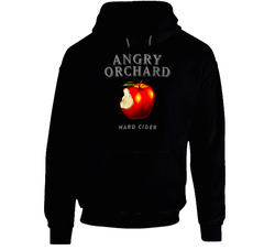Angry Orchard Hard Cider Black Hooded Sweatshirt Hoodie Angry Orchard Hard Cider Black Hooded Sweatshirt Hoodie