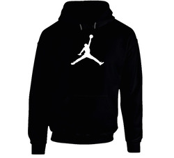 The Jump Man Basketball Jordan Black Hooded Sweatshirt Hoodie The Jump Man Basketball Jordan Black Hooded Sweatshirt Hoodie