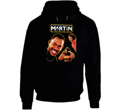 Martin Television Sitcom Black Hooded Sweatshirt Hoodie
