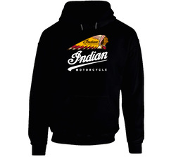 Indian Black Hooded Sweatshirt Hoodie