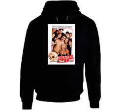 American Pie Cool 90's Comedy Vintage Classic Movie  Fan Black Hooded Sweatshirt Hoodie