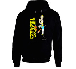 Tank Girl Retro Movie Black Hooded Sweatshirt Hoodie