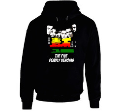 The Five Deadly Venoms 5 Martial Arts Cult Movie Black Hooded Sweatshirt Hoodie The Five Deadly Venoms 5 Martial Arts Cult Movie Black Hooded Sweatshirt Hoodie