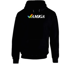 Hal Amiga 7sdhdd Black Hooded Sweatshirt Hoodie Hal Amiga 7sdhdd Black Hooded Sweatshirt Hoodie
