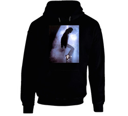 Michael Jackson Moonwalking Tribute Black Hooded Sweatshirt Hoodie Michael Jackson Moonwalking Tribute Black Hooded Sweatshirt Hoodie