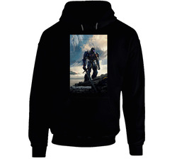 New Transformer Poster 2017 The Last Knight Hero Black Hooded Sweatshirt Hoodie New Transformer Poster 2017 The Last Knight Hero Black Hooded Sweatshirt Hoodie